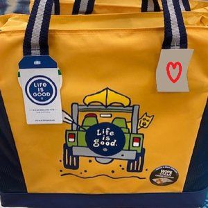 Life is Good Insulated Tote Jeep